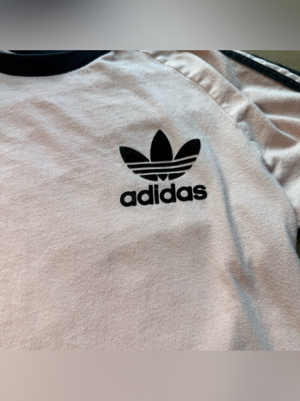 Adidas Salmon Ringer Tee - Picture 3 of 5